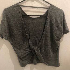 Onzie Crop top with unique back. Size Small.